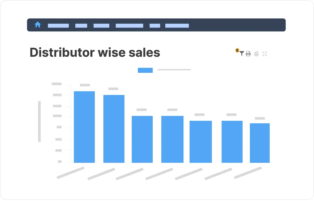Distributor management system sales report