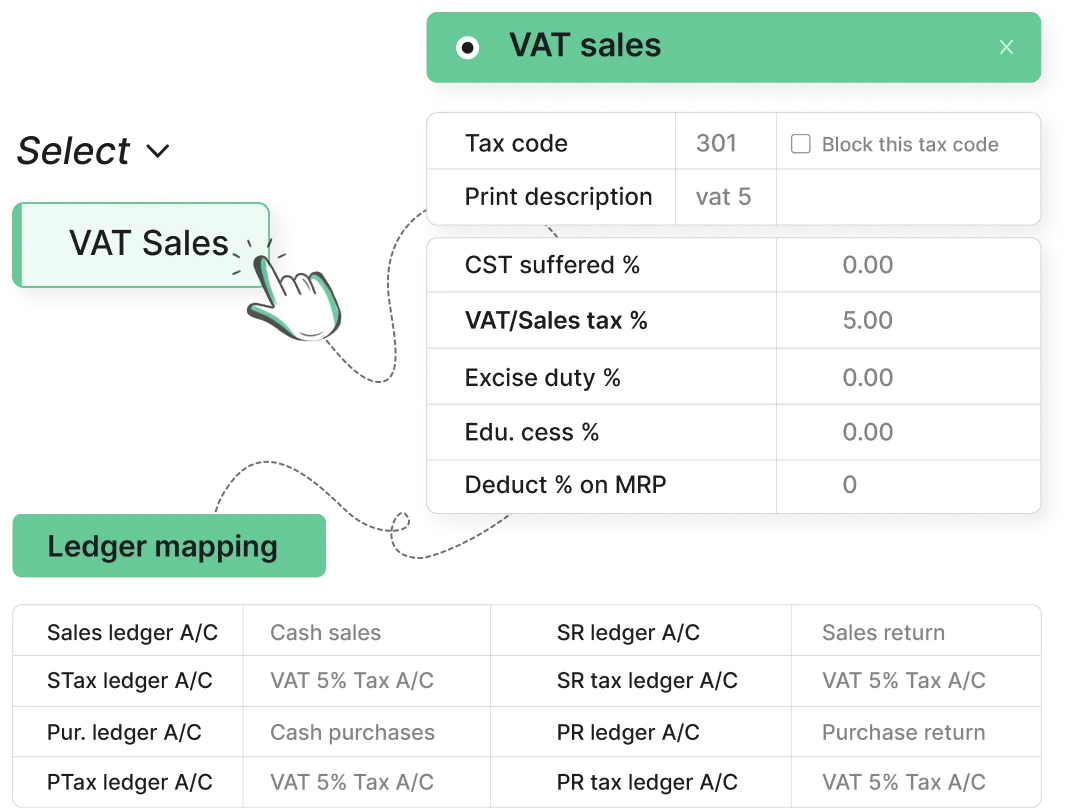 VAT tax for local and interstate transactions