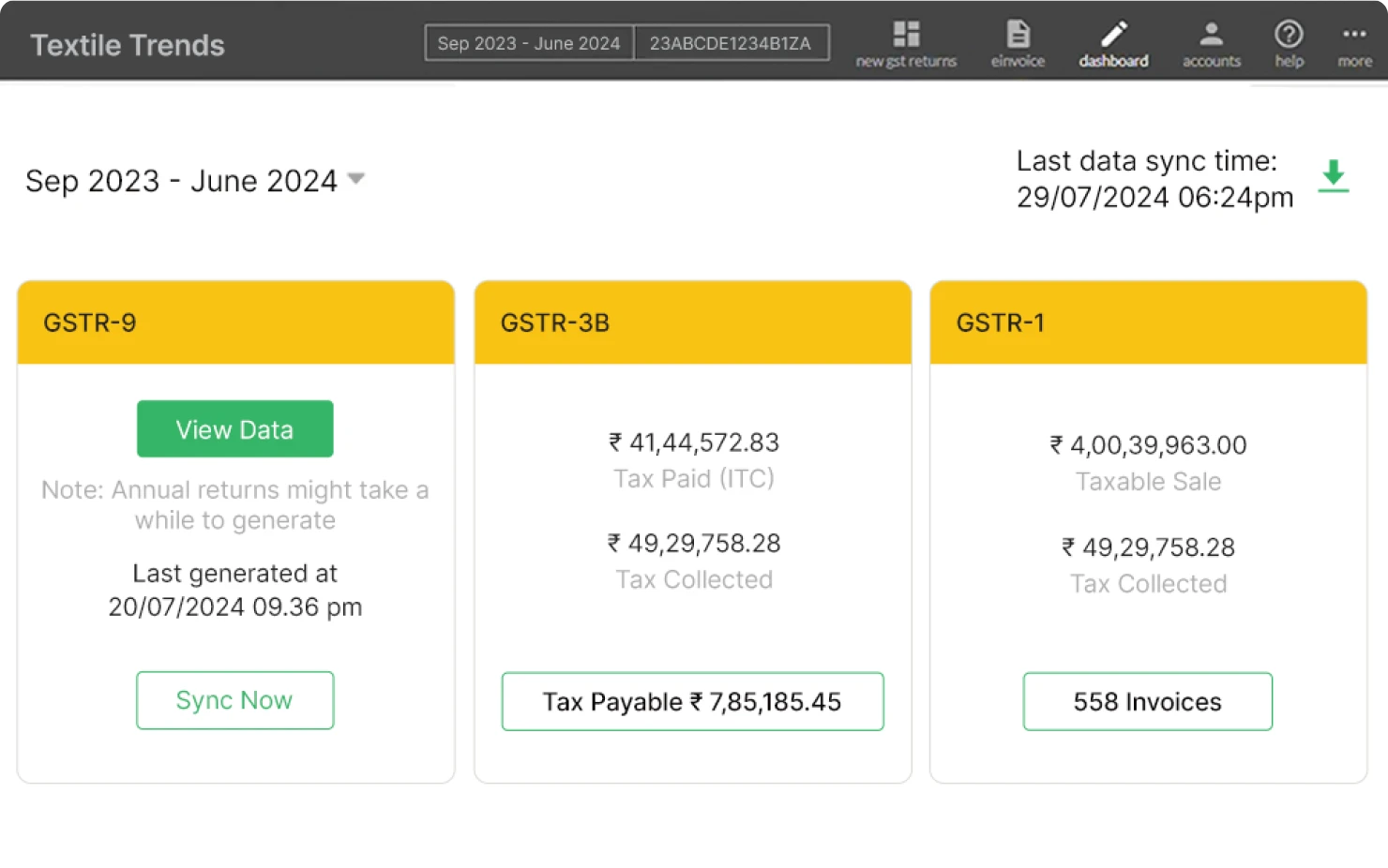 Integrated accounting