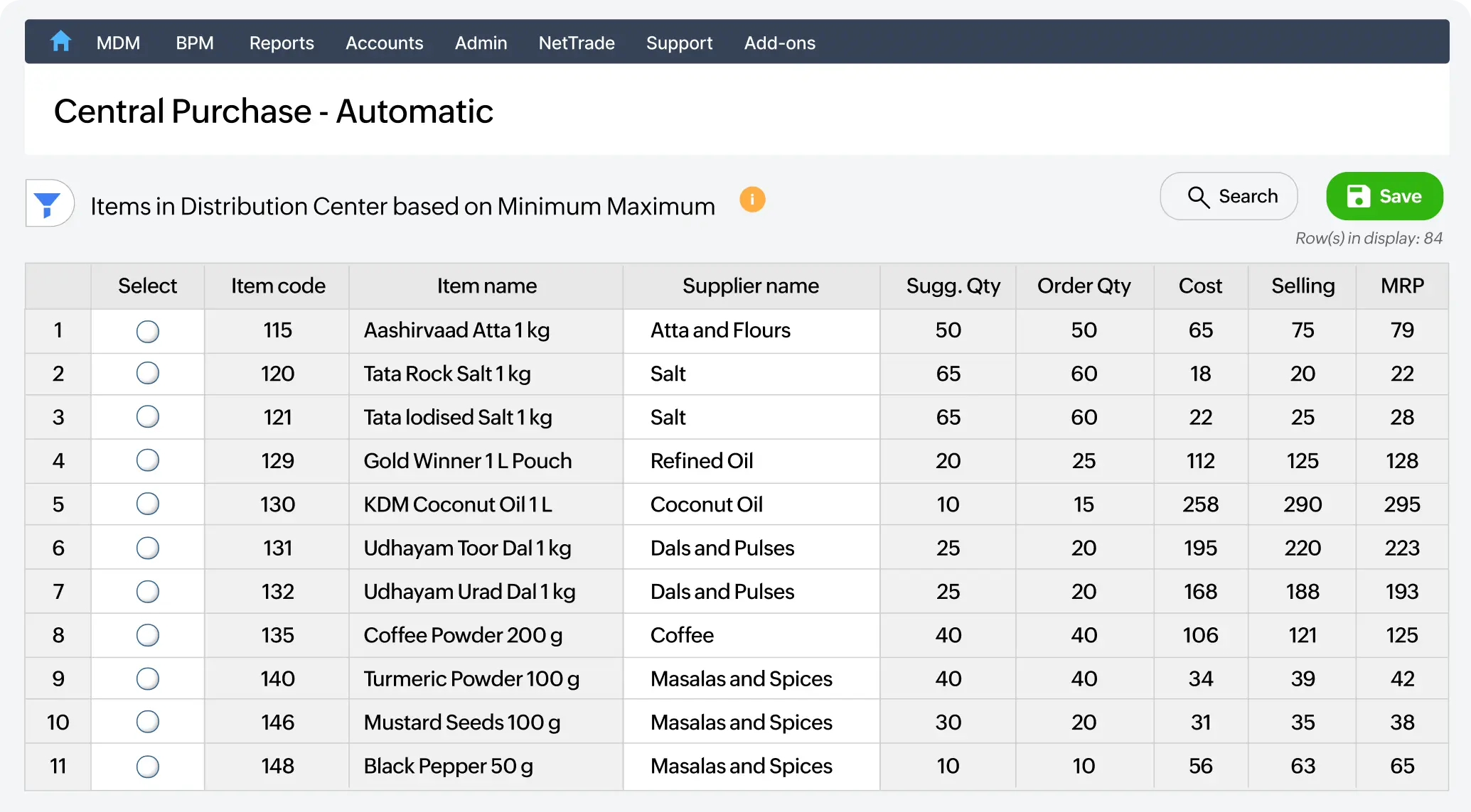 Get complete control with centralized management with procurement software